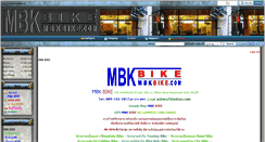 Desktop Screenshot of mbkbike.com